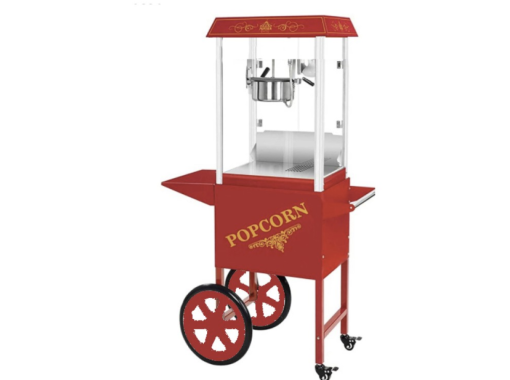 Popcornmachine met karretje