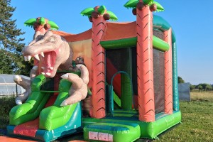 springkasteel dinosaurus T-rex