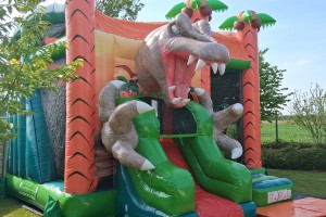 springkasteel dinosaurus T-rex